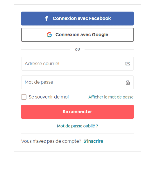 compte Airbnb